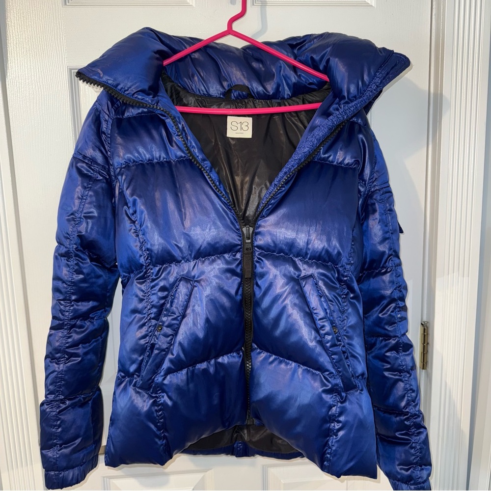S13 Blue Puffer Jacket